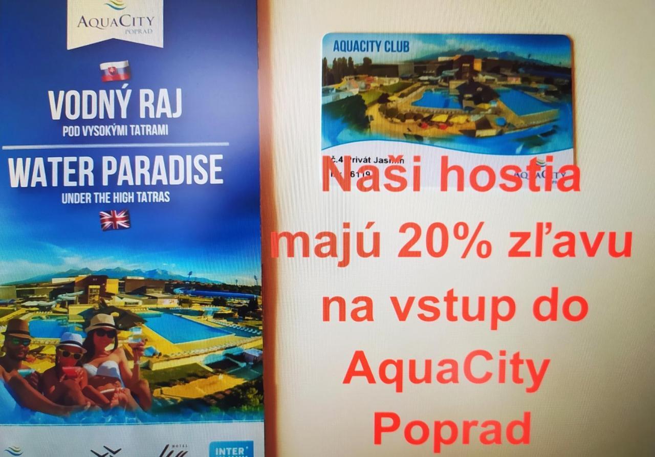 Apartmán Privat Jasmin Mengusovce Exteriér fotografie